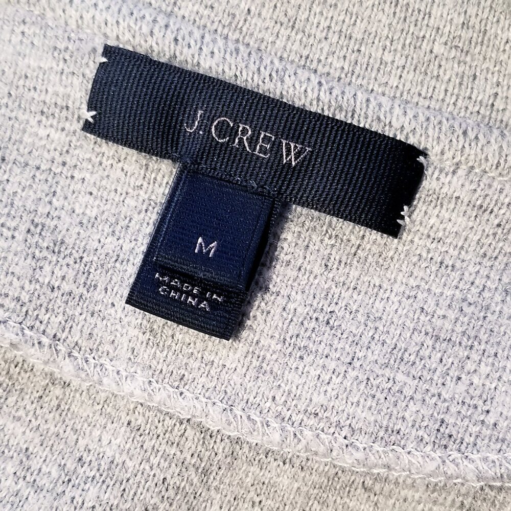 J.Crew Sophie Open Front Sweater Knit Blazer Jacket M Gray Grey Merino Wool $168 - Picture 8 of 16